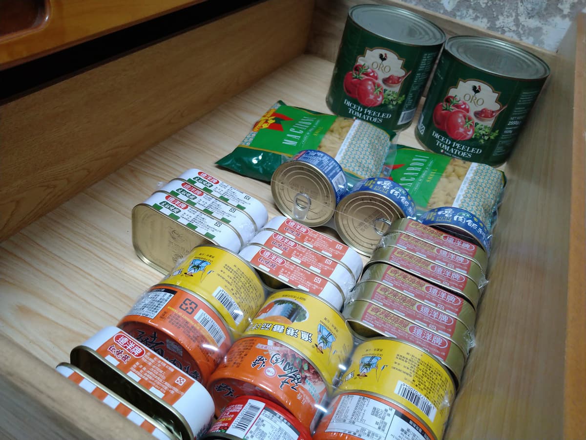 罐頭是不錯的防災食品選項👍